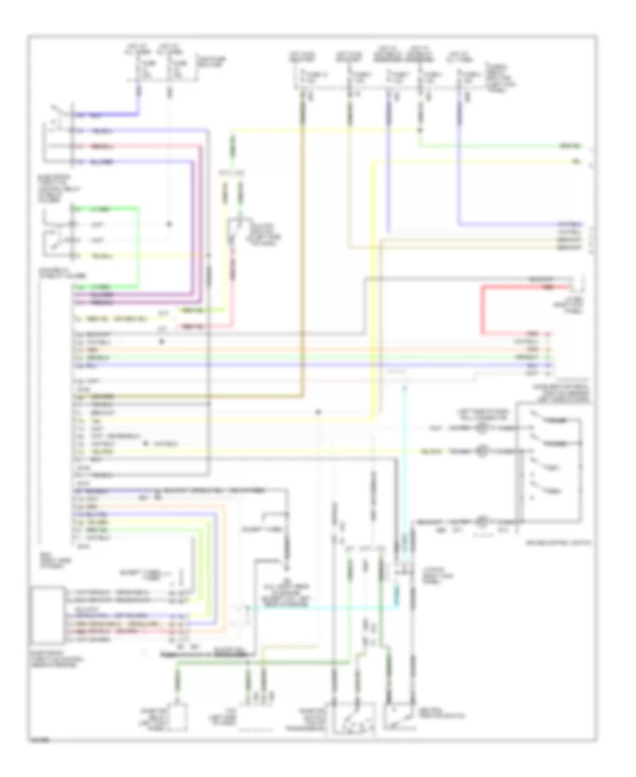 Cruise Control Wiring Diagram 1 of 2 for Subaru Outback Limited 2011