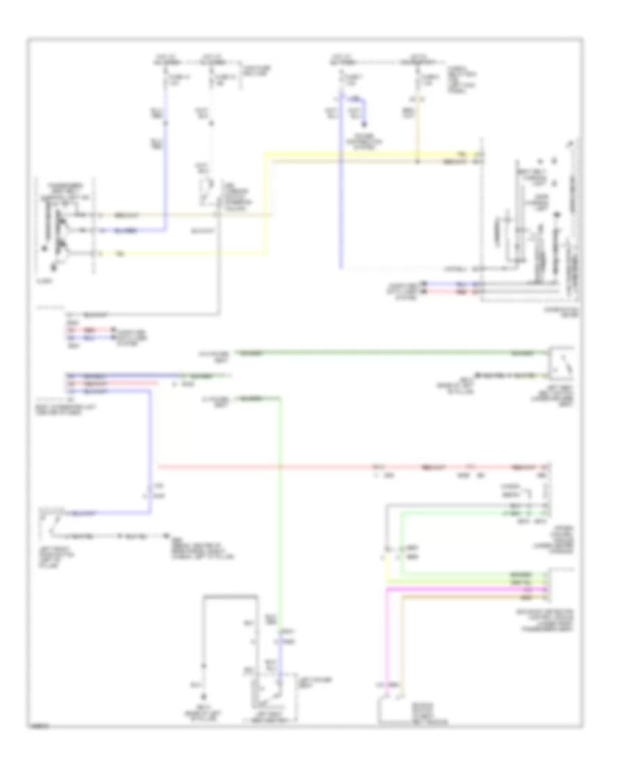 Chime Wiring Diagram for Subaru Outback Limited 2011
