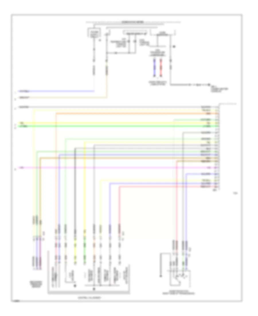 Transmission Wiring Diagram without HEV 2 of 2 for Subaru XV Crosstrek Hybrid Touring 2014