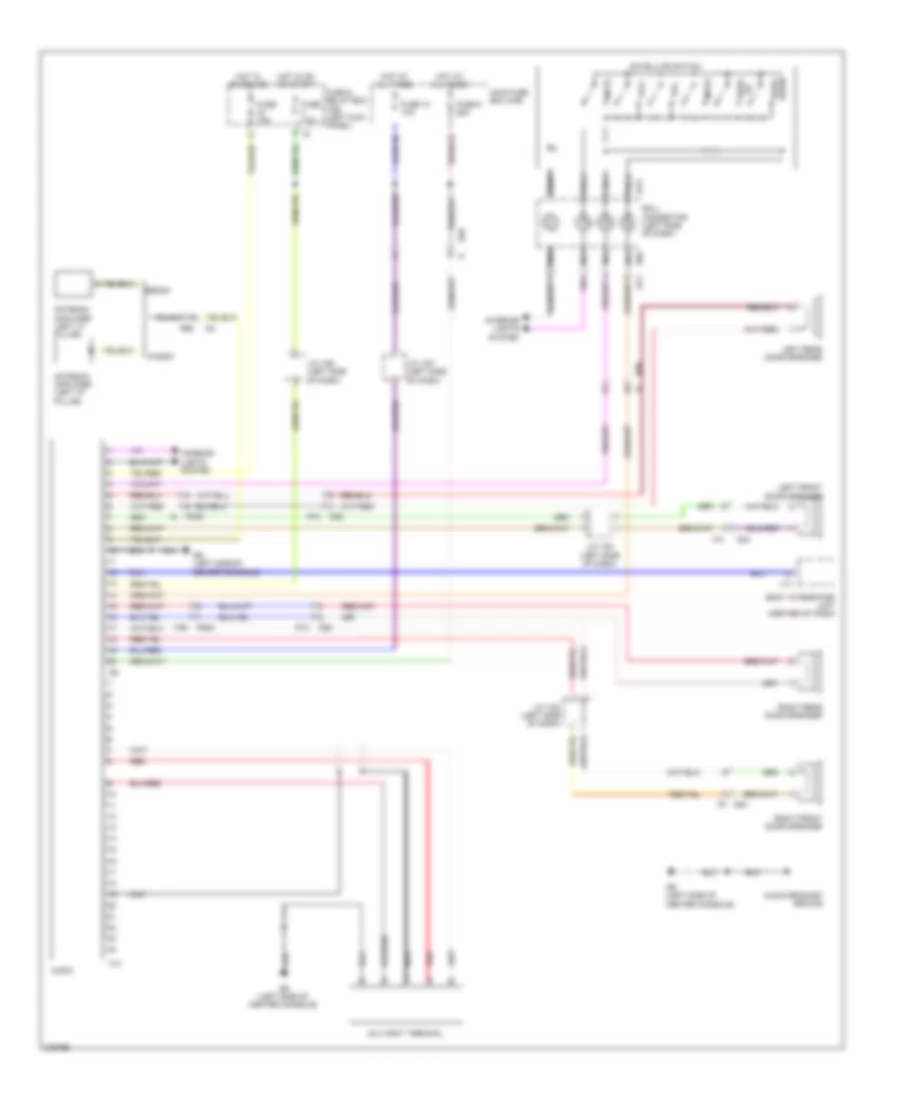 Standard Radio Wiring Diagram Base for Subaru Legacy 2012