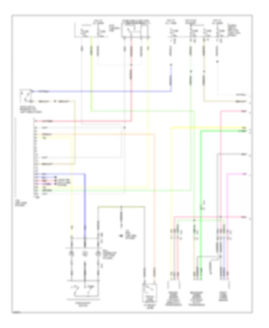 CVT Wiring Diagram 1 of 2 for Subaru Legacy 2012