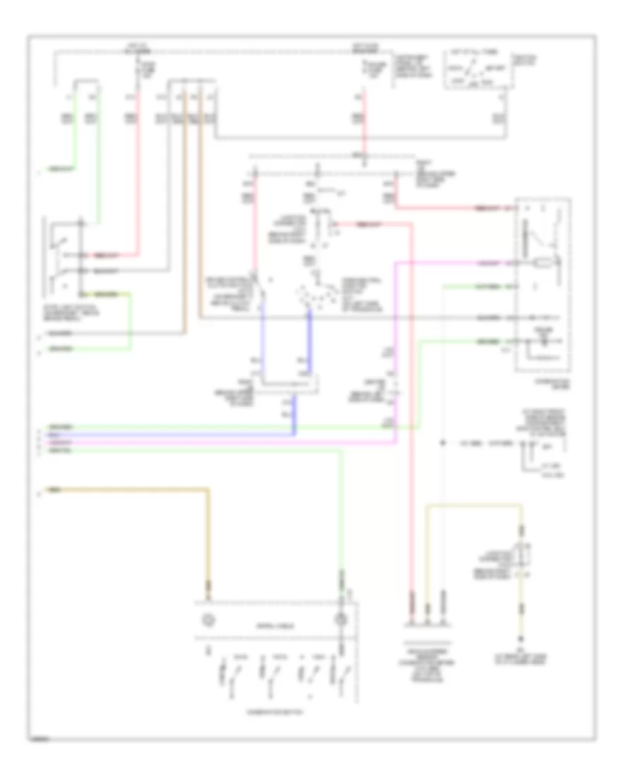 Cruise Control Wiring Diagram 2 of 2 for Toyota Matrix XR 2008