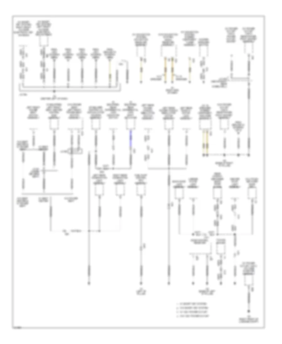 Ground Distribution Wiring Diagram 4 of 4 for Toyota 4Runner SR5 2011