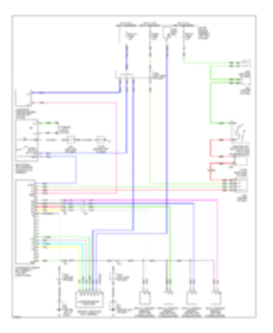 Parking Assistant Wiring Diagram for Toyota 4Runner SR5 2011