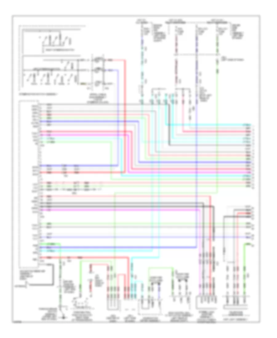 Navigation Wiring Diagram 1 of 3 for Toyota 4Runner Trail 2011