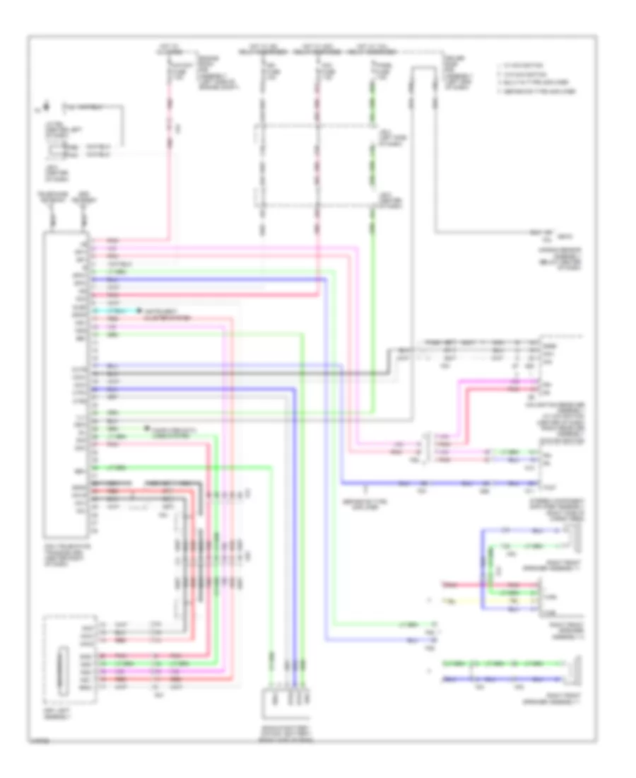Telematics Wiring Diagram for Toyota 4Runner Trail 2011