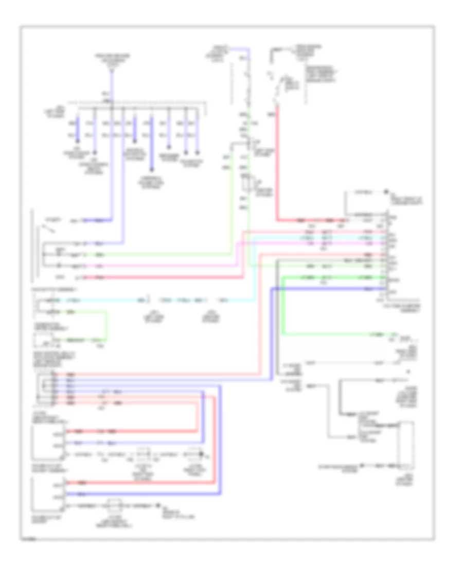 Power Distribution Wiring Diagram 4 of 4 for Toyota 4Runner Trail 2011