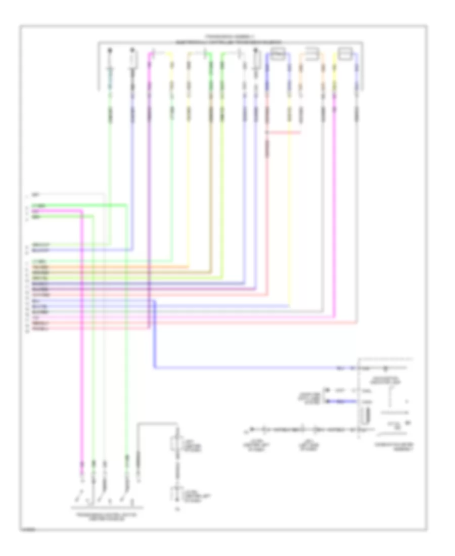 A T Wiring Diagram 3 of 3 for Toyota 4Runner Trail 2011