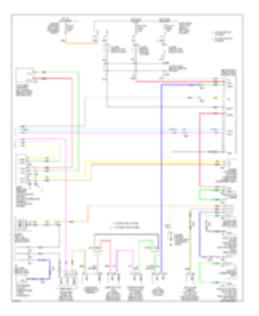 Computer Data Lines Wiring Diagram 2 of 2 for Toyota Avalon 2011