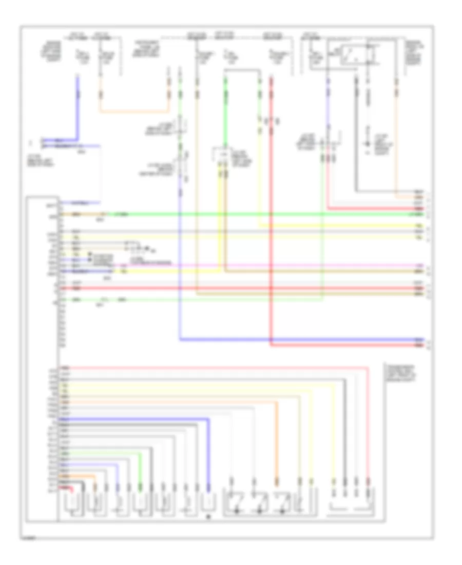 Transmission Wiring Diagram 1 of 3 for Toyota Avalon Limited 2011