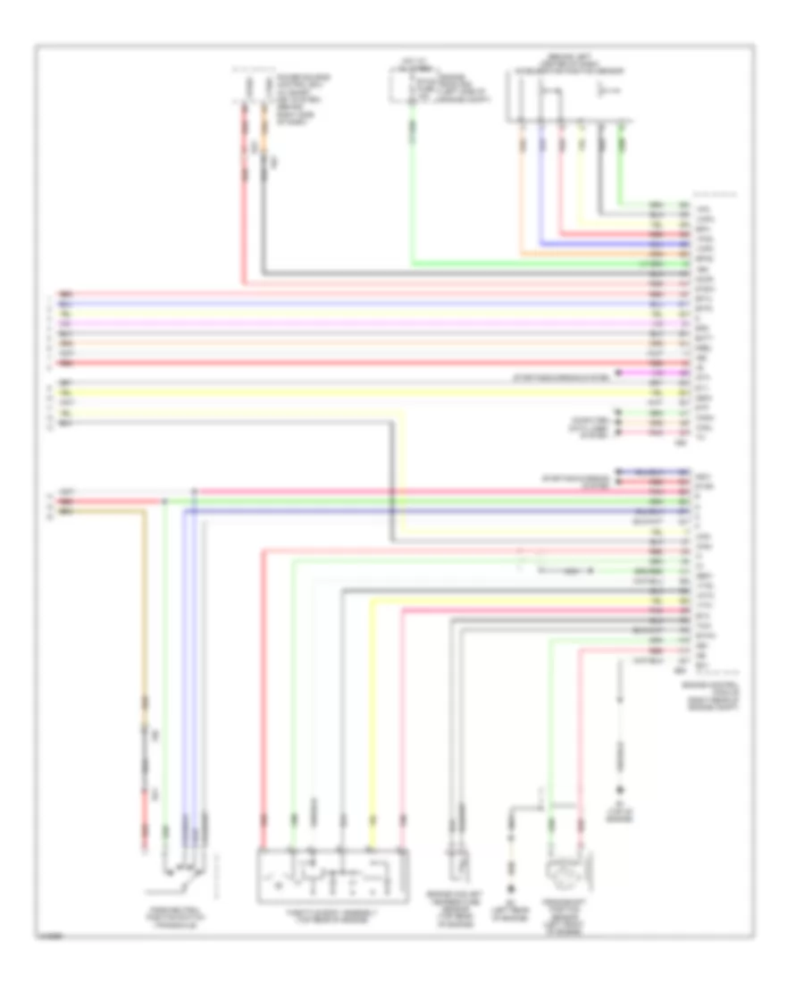 Transmission Wiring Diagram 3 of 3 for Toyota Avalon Limited 2011