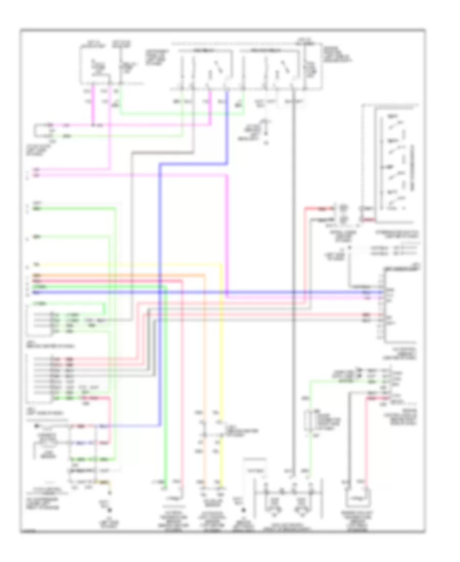 3.5L, Automatic AC Wiring Diagram (2 of 2) for Toyota Camry 2011