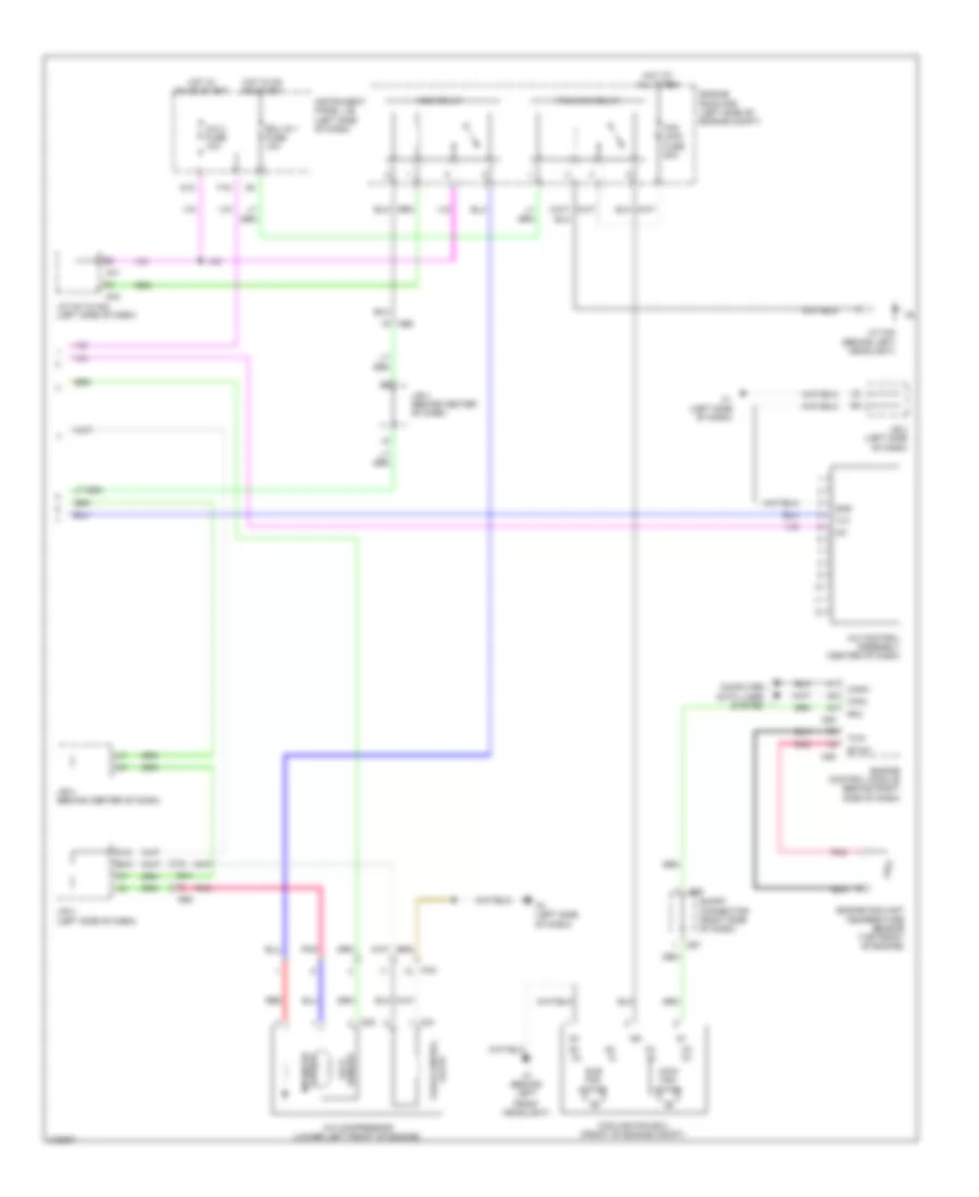 3.5L, Manual AC Wiring Diagram (2 of 2) for Toyota Camry 2011