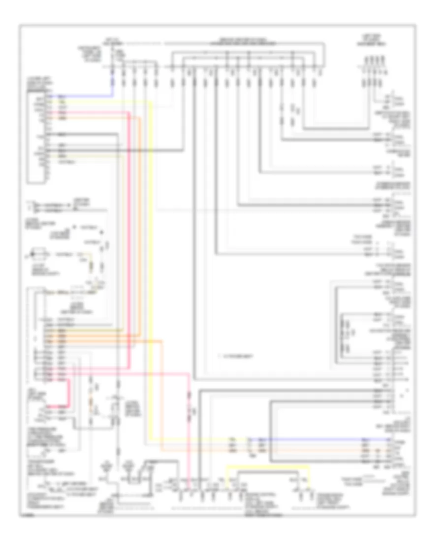 Computer Data Lines Wiring Diagram Except Hybrid for Toyota Camry 2011