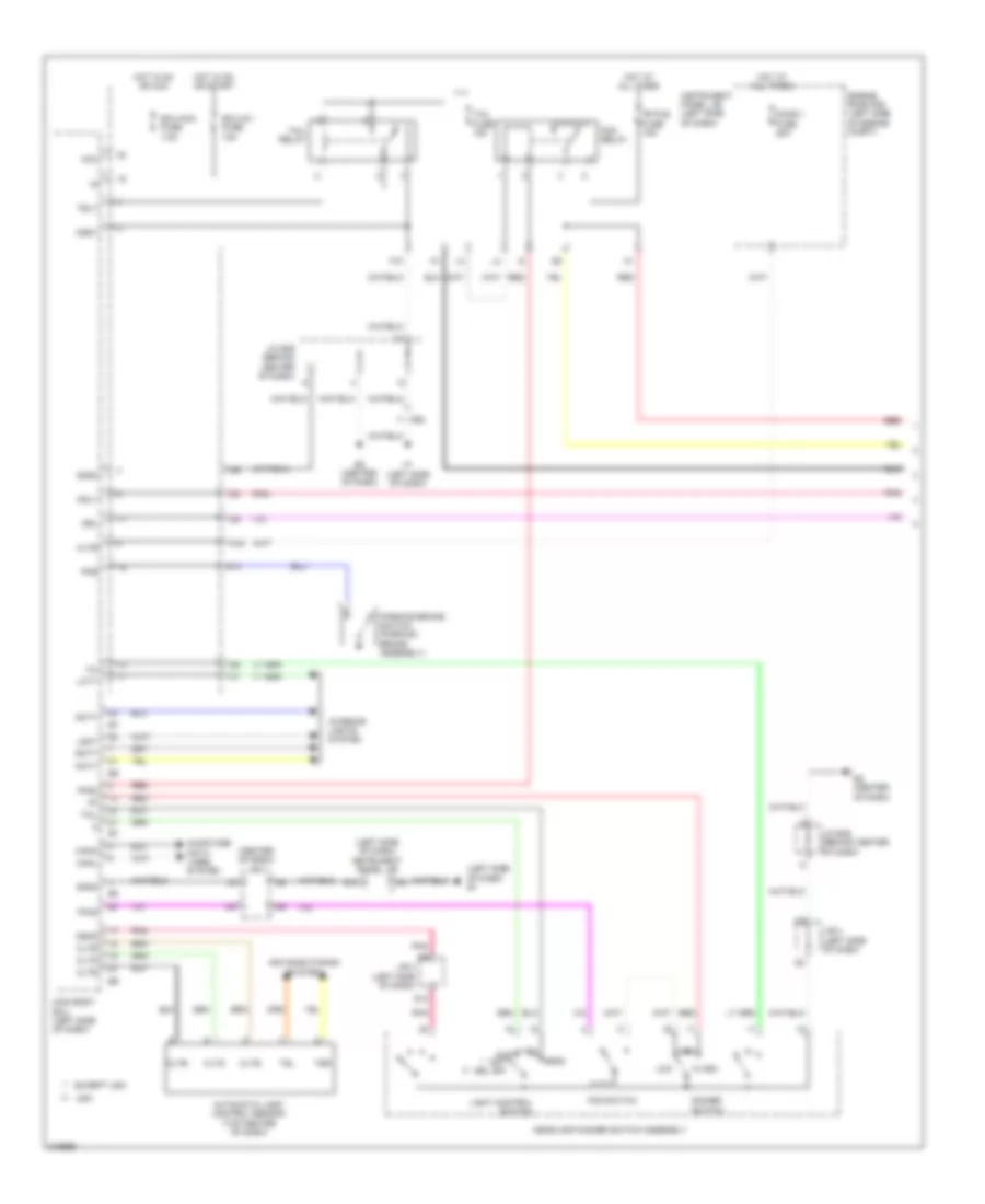 Headlights Wiring Diagram, Hybrid (1 of 2) for Toyota Camry 2011