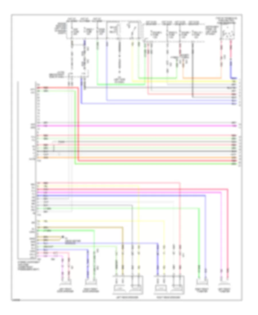 Navigation Wiring Diagram 1 of 3 for Toyota Camry 2011