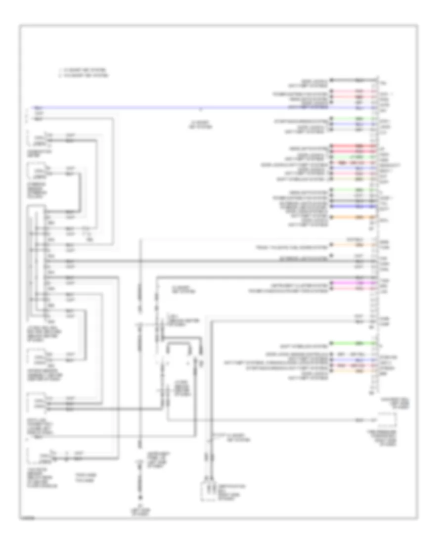 Body Control Modules Wiring Diagram Except Hybrid 2 of 2 for Toyota Camry Hybrid 2011