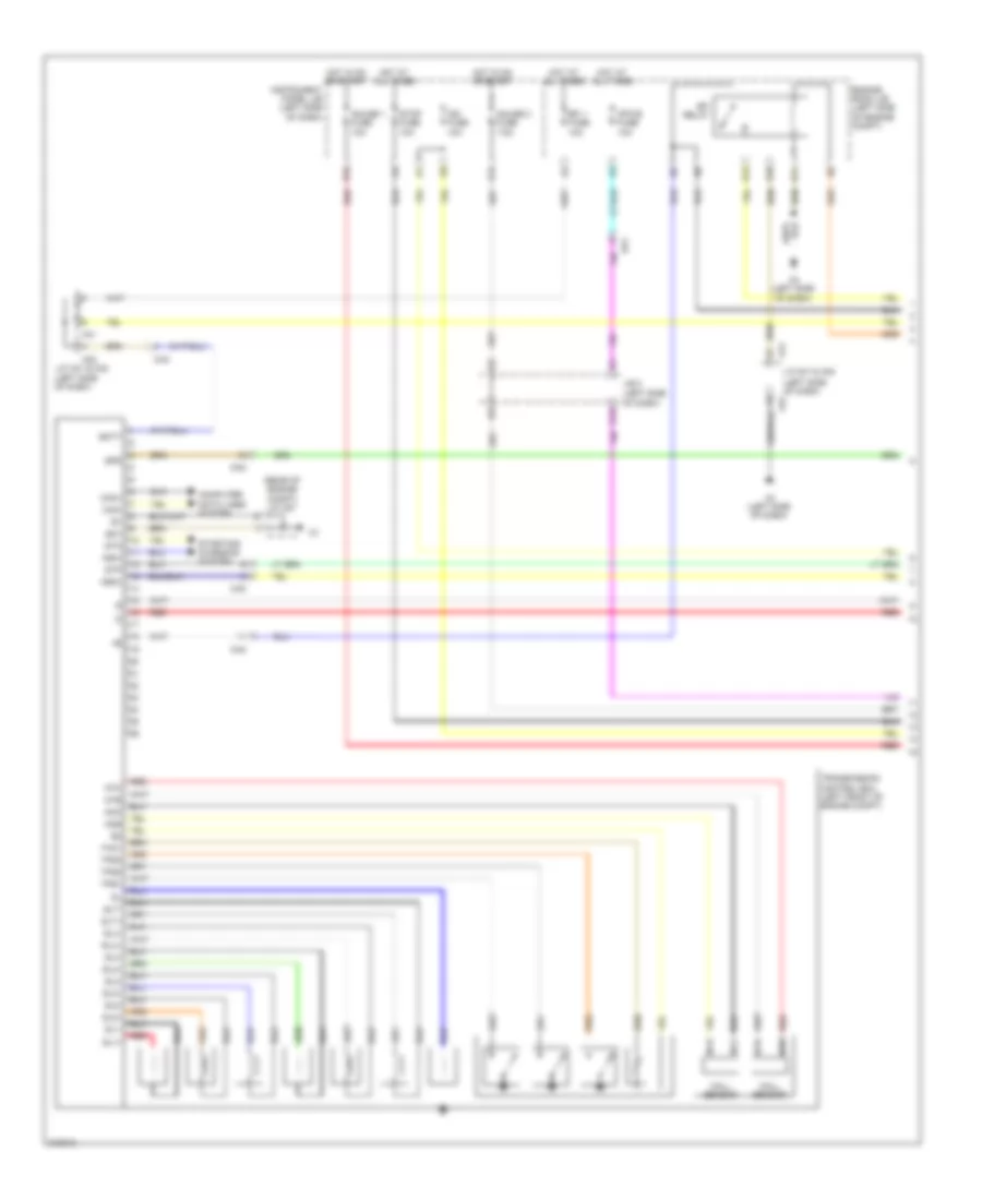 3.5L, Transmission Wiring Diagram (1 of 2) for Toyota Camry SE 2011