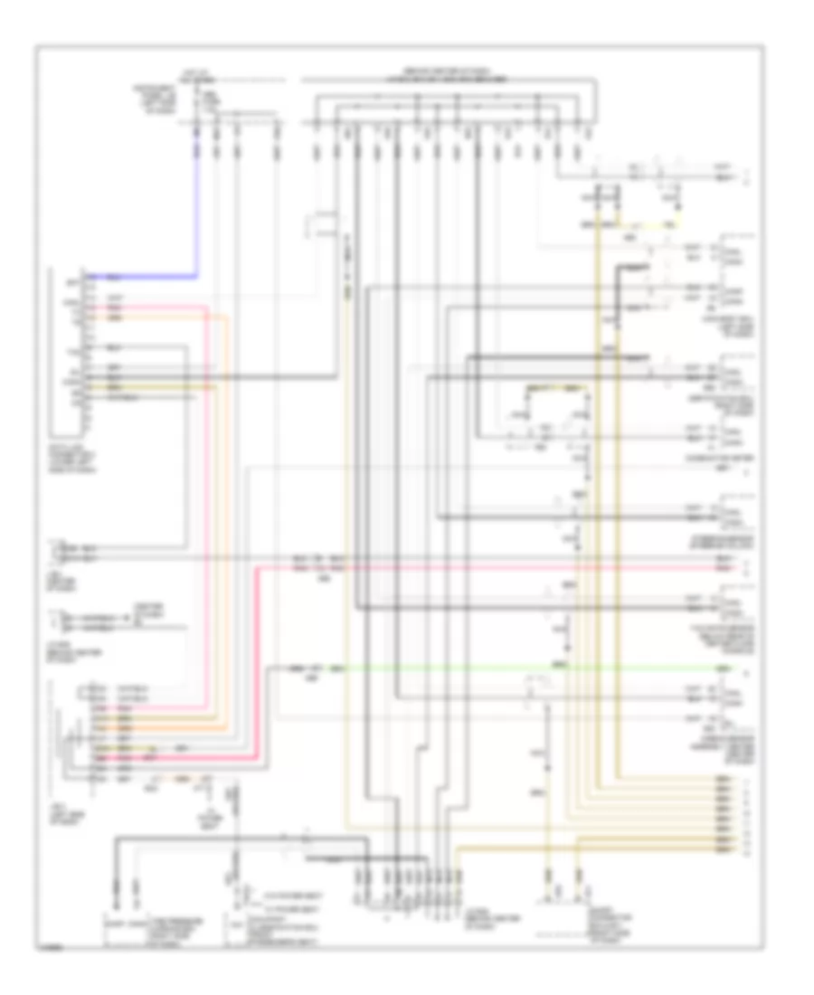 Computer Data Lines Wiring Diagram Hybrid 1 of 2 for Toyota Camry SE 2011
