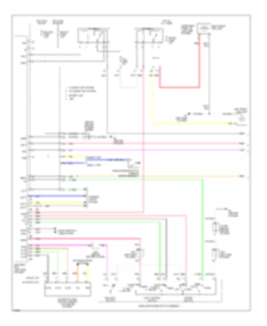 Headlights Wiring Diagram Except Hybrid 1 of 2 for Toyota Camry SE 2011
