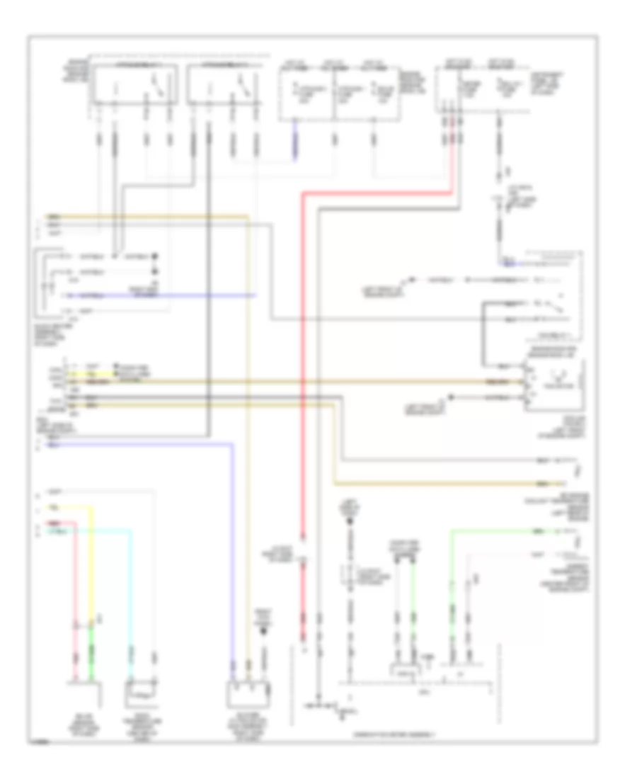 Automatic A C Wiring Diagram NUMMI Made 2 of 2 for Toyota Corolla 2011
