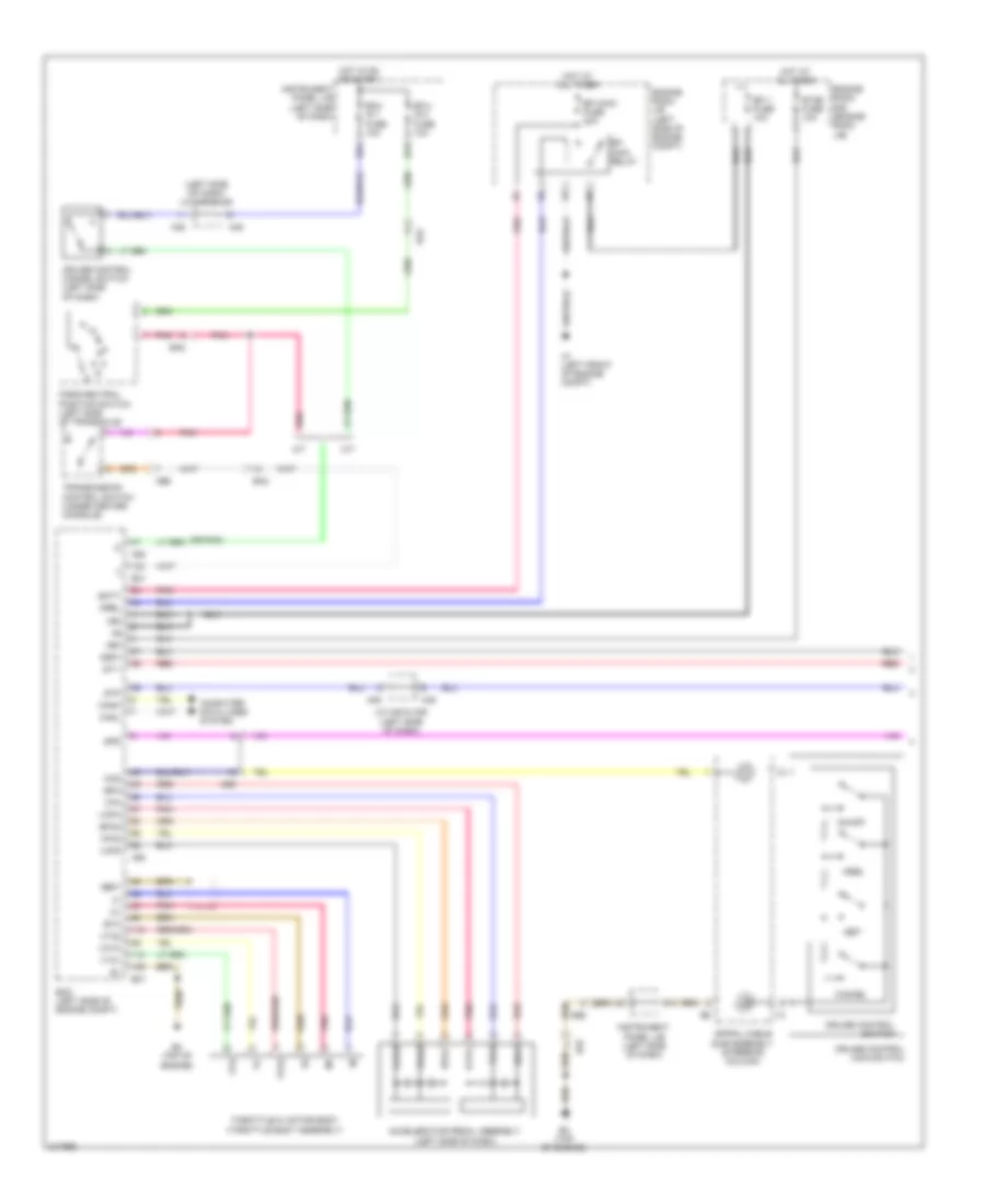 Cruise Control Wiring Diagram NUMMI Made 1 of 2 for Toyota Corolla 2011