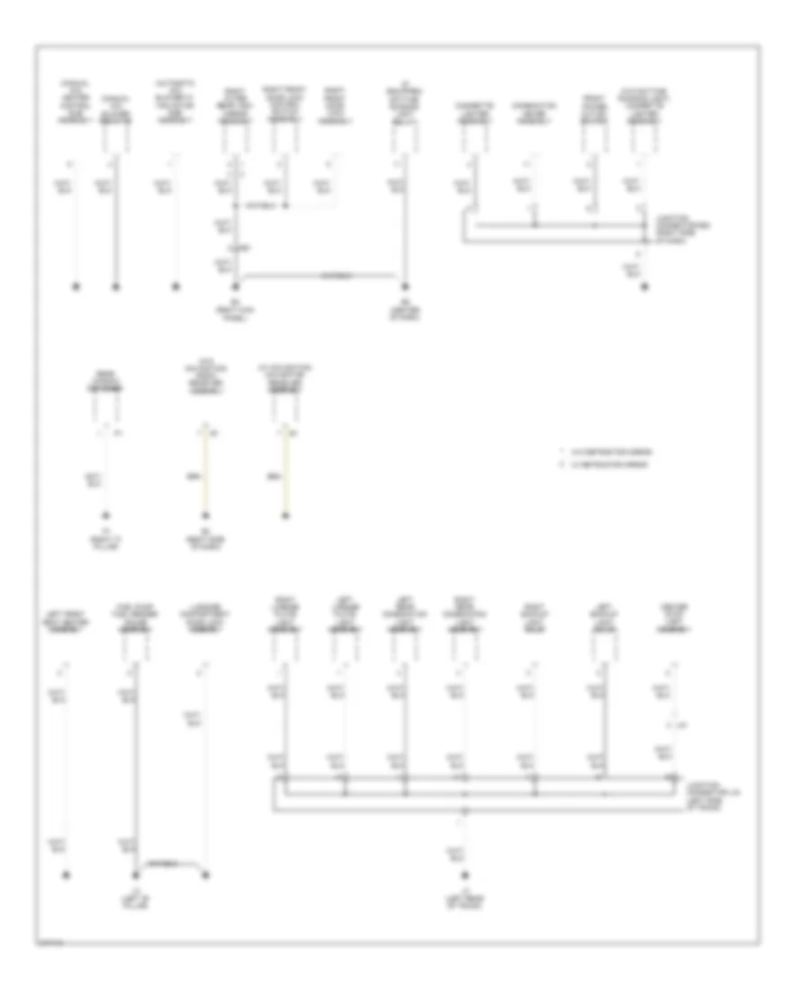 Ground Distribution Wiring Diagram TMC Made 3 of 3 for Toyota Corolla 2011