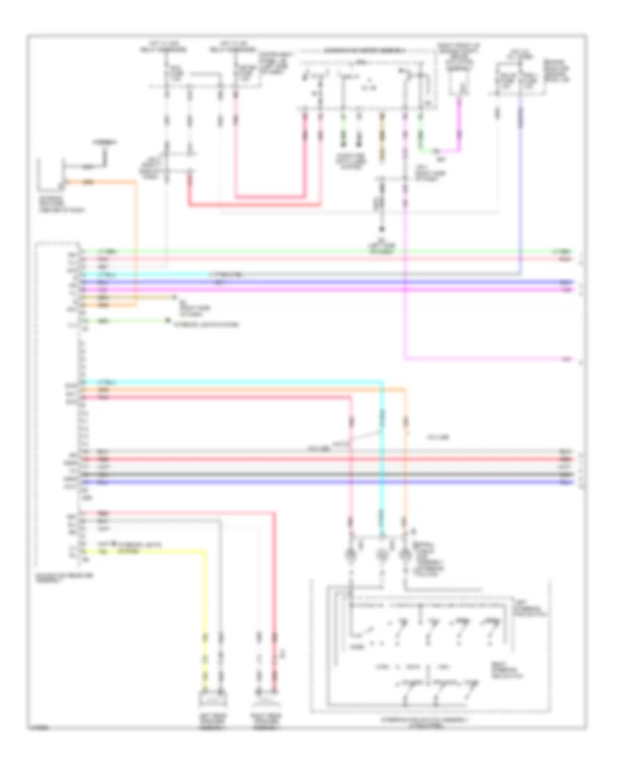 Navigation Wiring Diagram for Toyota Corolla 2011