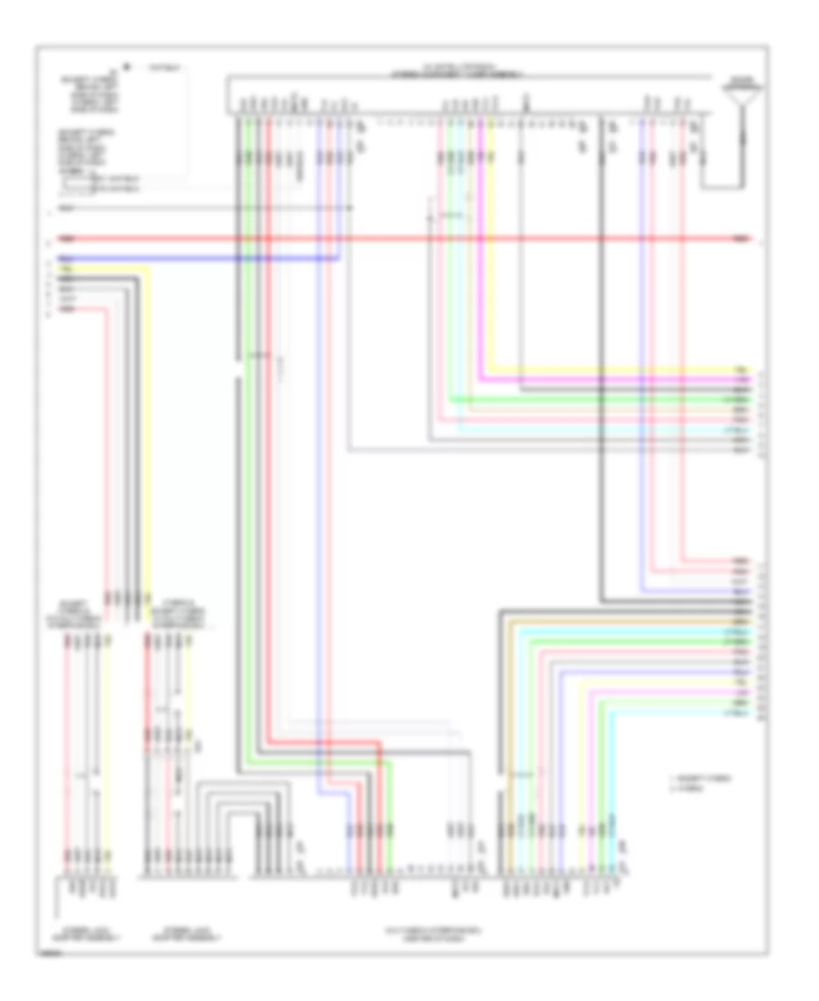 Navigation Wiring Diagram 4 of 5 for Toyota Highlander Hybrid Limited 2013