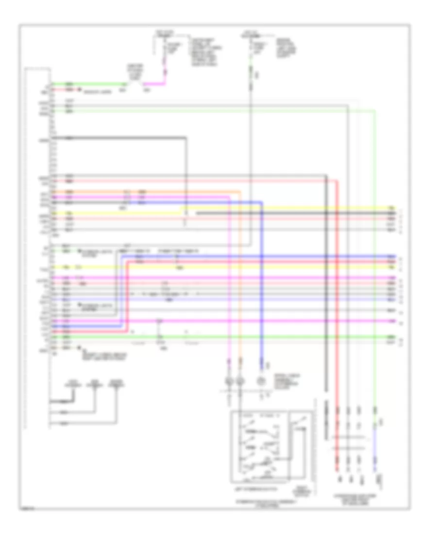 JBL System Wiring Diagram with Display 1 of 4 for Toyota Highlander Plus 2013