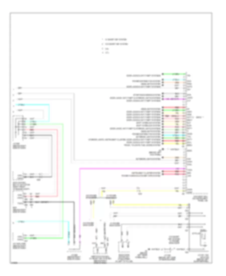 Body Control Modules Wiring Diagram Except Hybrid 2 of 2 for Toyota Highlander SE 2011