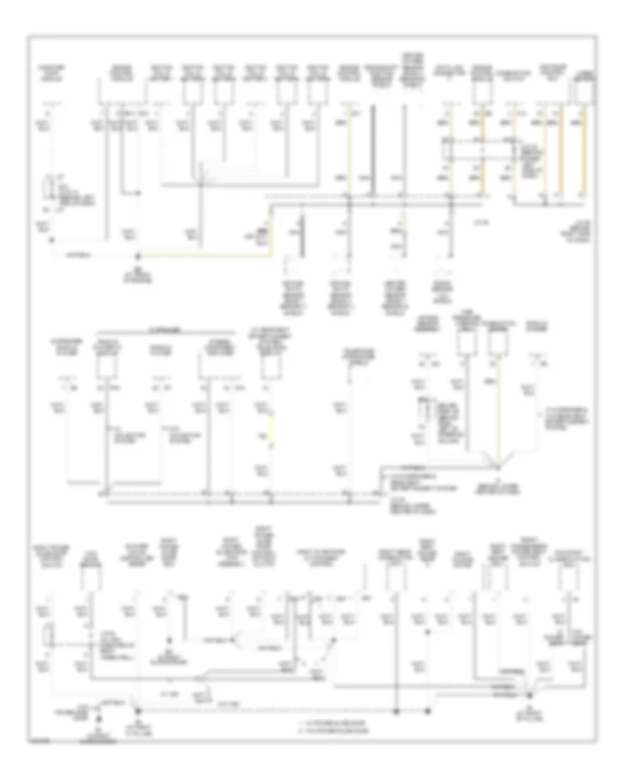 Ground Distribution Wiring Diagram 2 of 4 for Toyota Sienna CE 2009