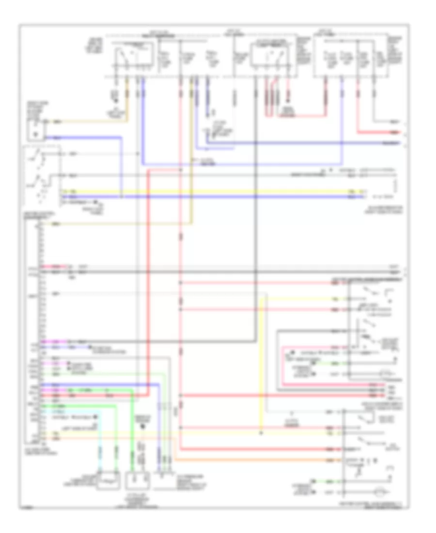 2 4L Manual A C Wiring Diagram 1 of 2 for Toyota Matrix 2011