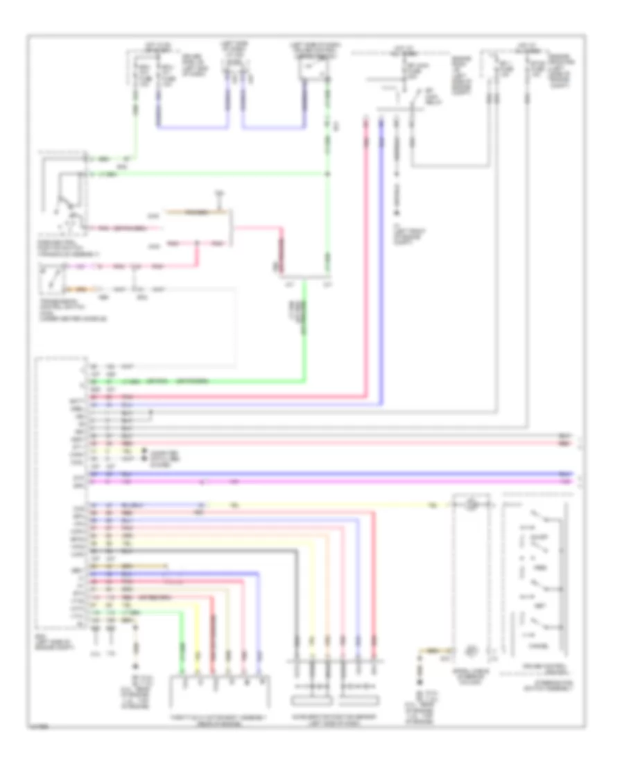 Cruise Control Wiring Diagram 1 of 2 for Toyota Matrix 2011