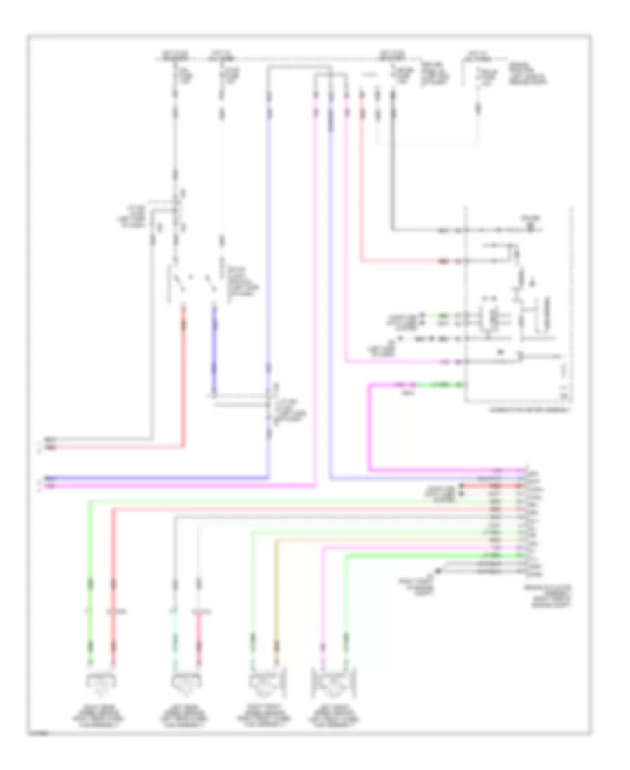 Cruise Control Wiring Diagram 2 of 2 for Toyota Matrix 2011