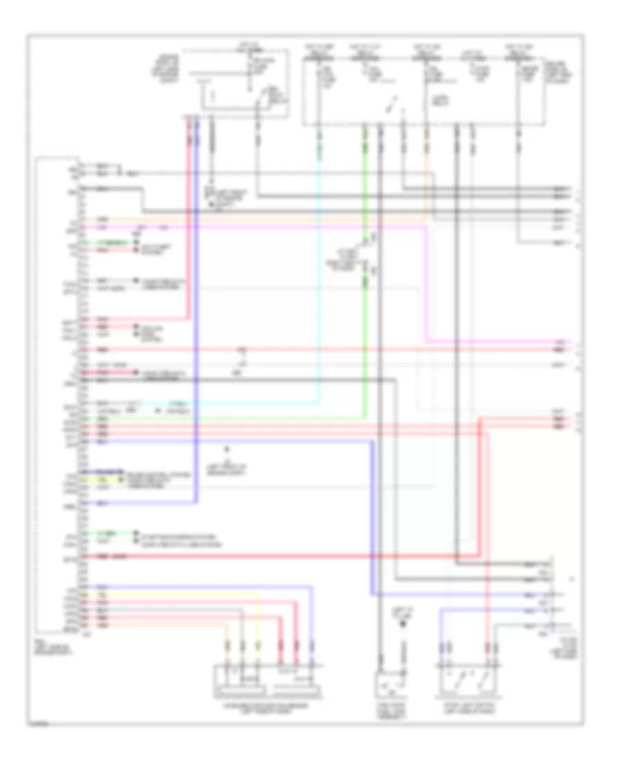 2 4L Engine Performance Wiring Diagram 1 of 4 for Toyota Matrix 2011