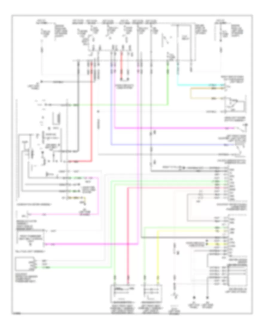 Chime Wiring Diagram for Toyota Matrix 2011