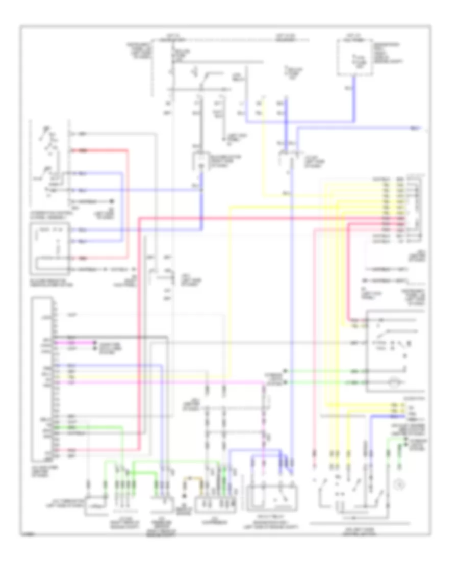 3 5L Manual A C Wiring Diagram 1 of 2 for Toyota RAV4 Limited 2011