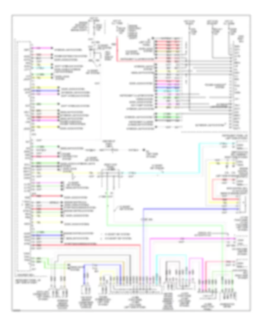 Body ECU Wiring Diagram for Toyota RAV4 Limited 2011
