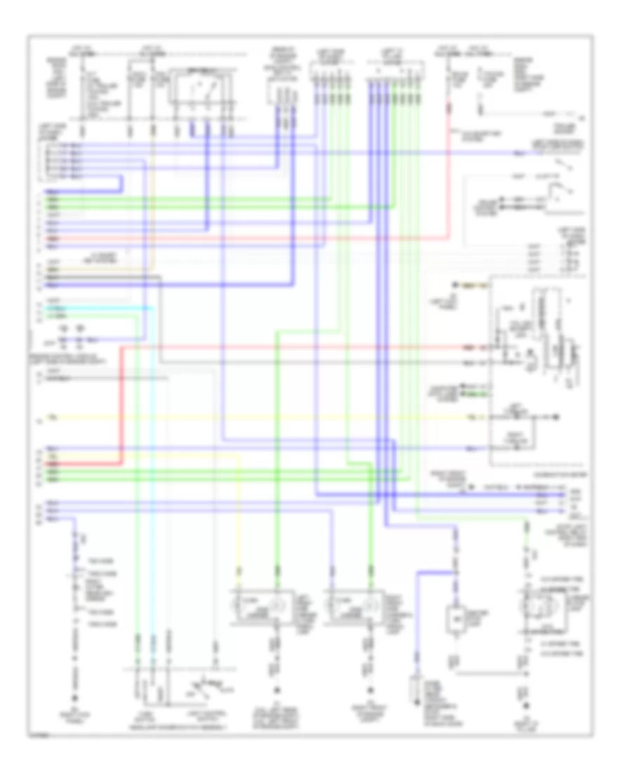 Exterior Lamps Wiring Diagram 2 of 2 for Toyota RAV4 Limited 2011