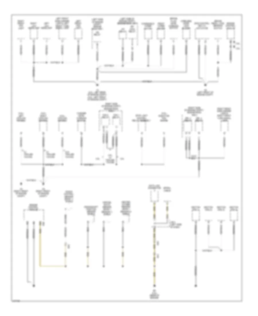 Ground Distribution Wiring Diagram 1 of 4 for Toyota RAV4 Limited 2011