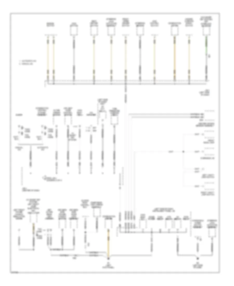 Ground Distribution Wiring Diagram 3 of 4 for Toyota RAV4 Limited 2011