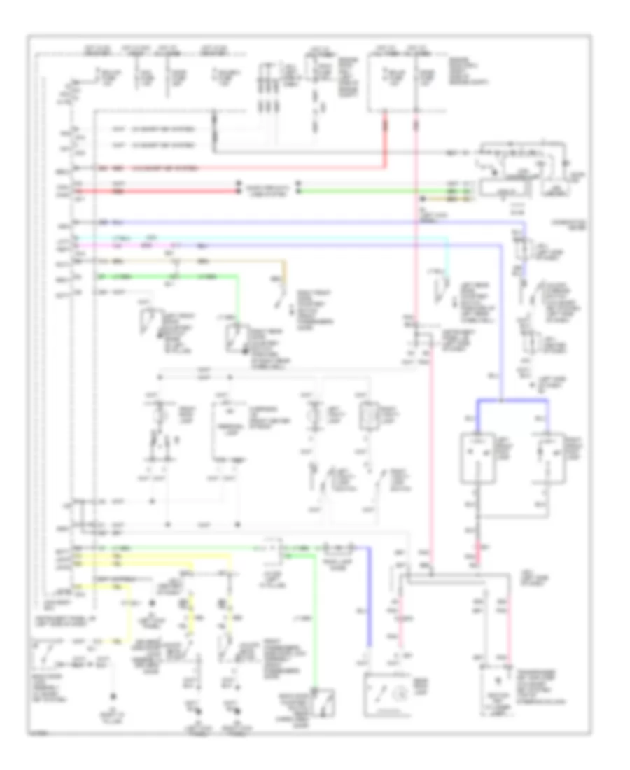 Courtesy Lamps Wiring Diagram for Toyota RAV4 Limited 2011