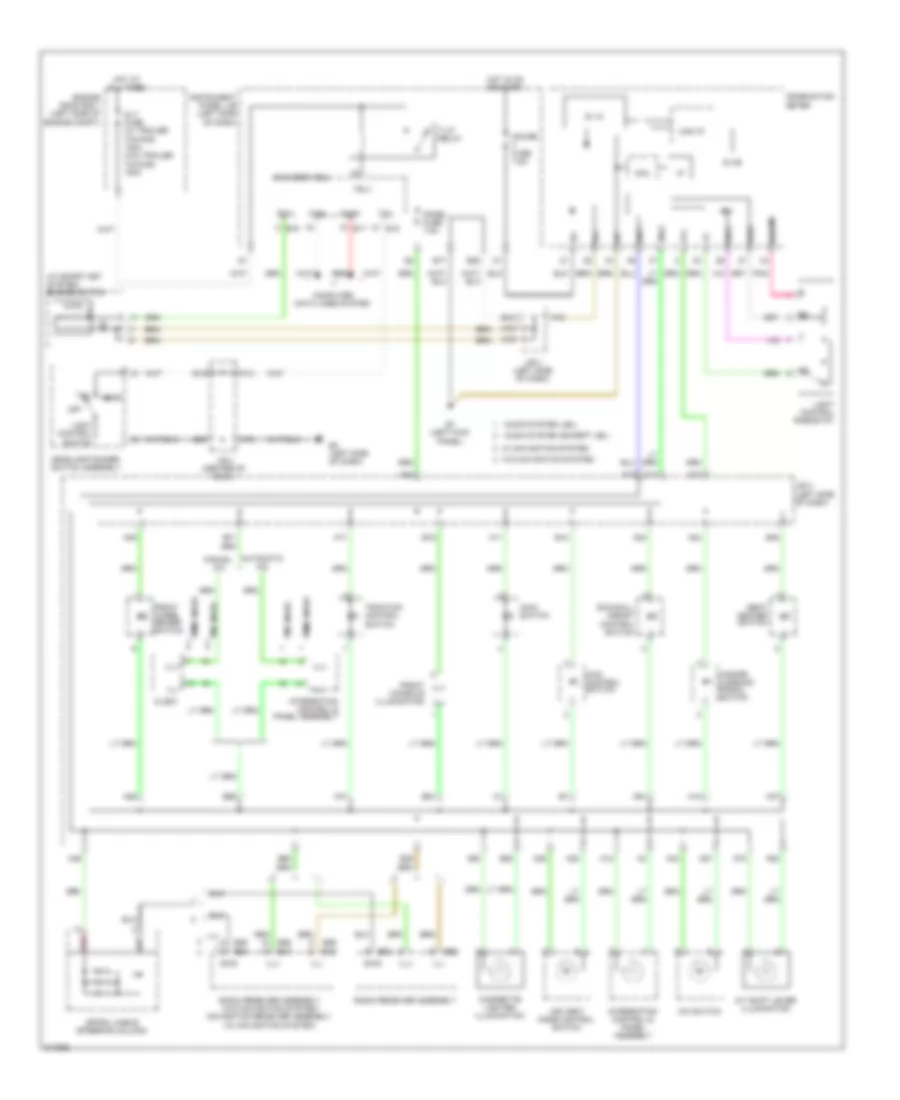 Instrument Illumination Wiring Diagram for Toyota RAV4 Limited 2011