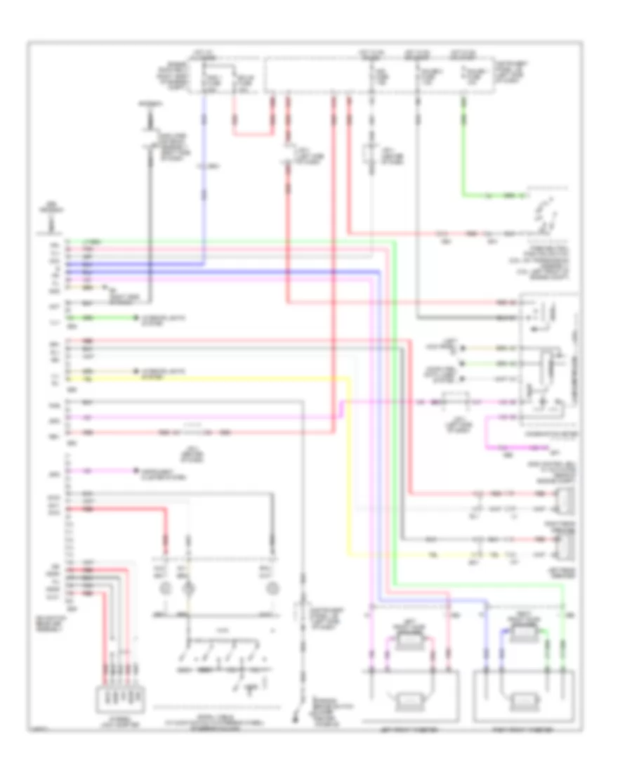 Navigation Wiring Diagram for Toyota RAV4 Limited 2011