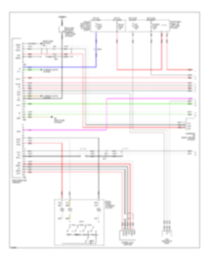 Radio Wiring Diagram with JBL 1 of 2 for Toyota RAV4 Limited 2011
