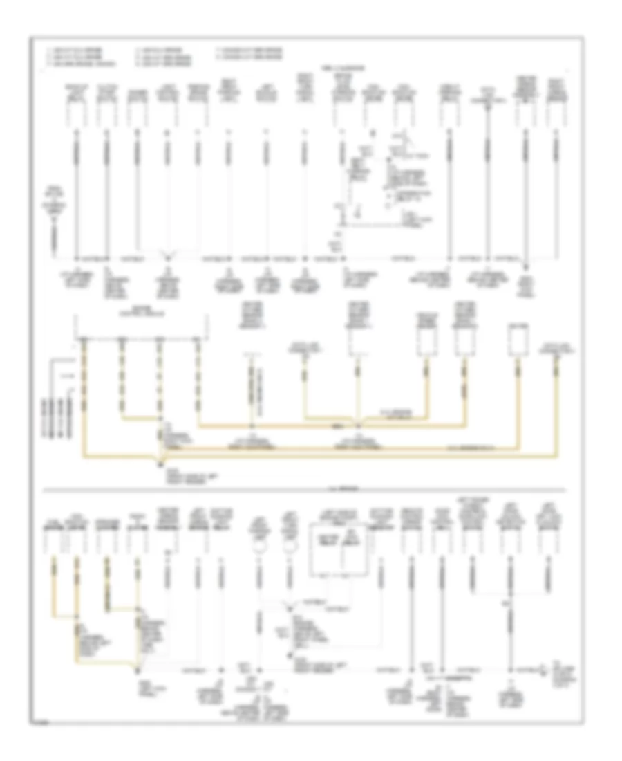 Ground Distribution Wiring Diagram 2 of 4 for Toyota T100 1995