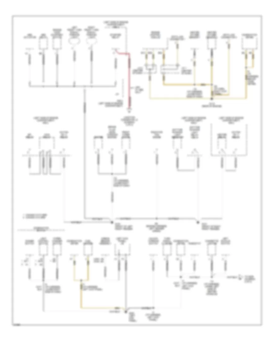Ground Distribution Wiring Diagram 1 of 2 for Toyota Tercel DX 1995