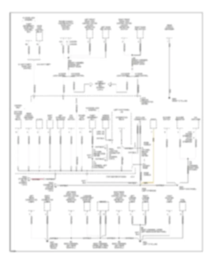 Ground Distribution Wiring Diagram 2 of 2 for Toyota Tercel DX 1995