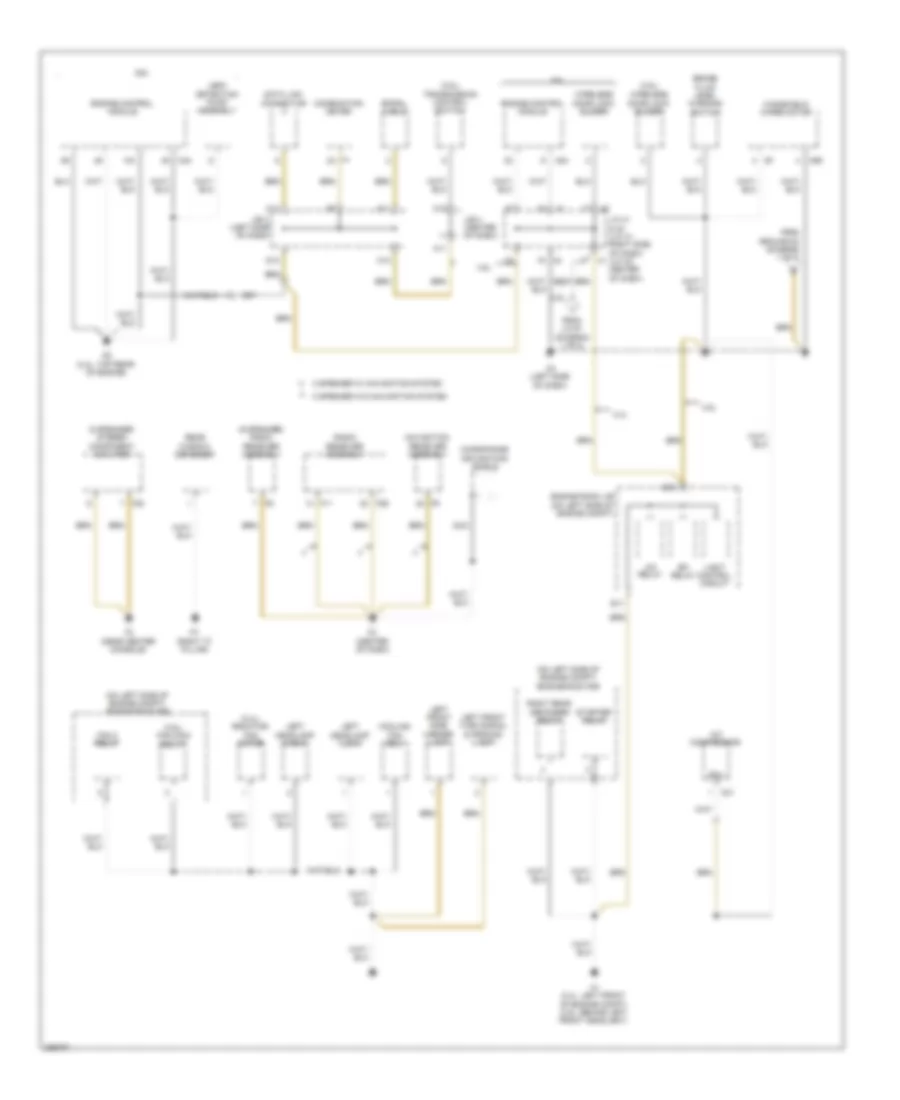 Ground Distribution Wiring Diagram Except Hybrid 2 of 5 for Toyota Camry SE 2009